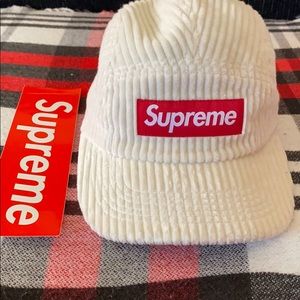 Supreme Wide Wale Corduroy Camp Cap